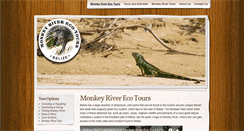 Desktop Screenshot of monkeyriverbelize.net
